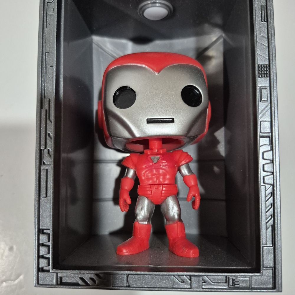 Marvel Red and Silver Collectible Figure